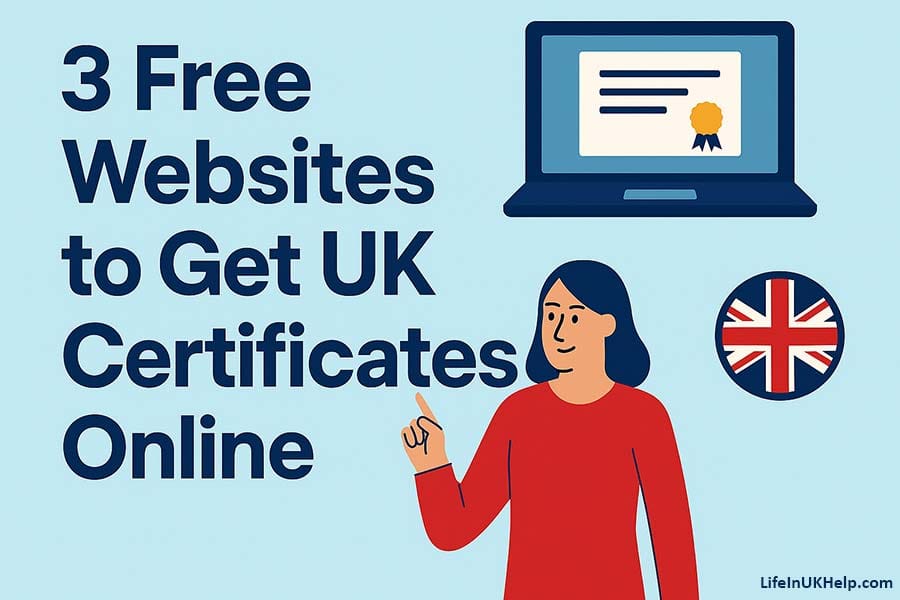 3 Free Websites to Get UK Certificates Online